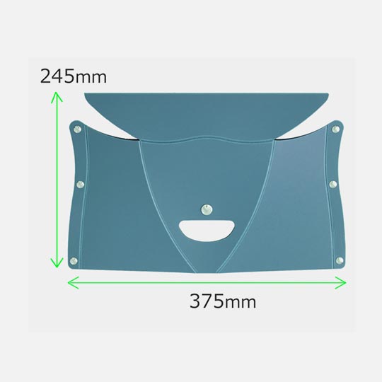 OVJ Collapsible Plastic Stool Blue