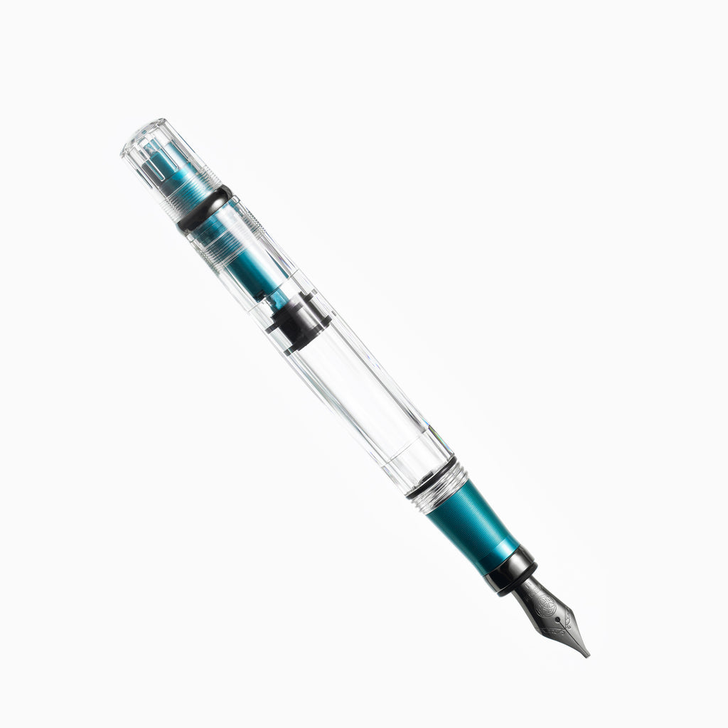 TWSBI Diamond 580 AL R Carribean with Onyx Fountain Pen Medium