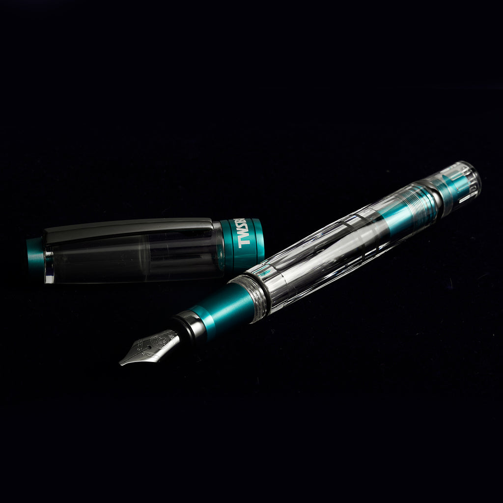 TWSBI Diamond 580 AL R Carribean with Onyx Fountain Pen Medium