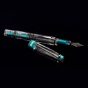 TWSBI Diamond 580 AL R Carribean with Onyx Fountain Pen Medium