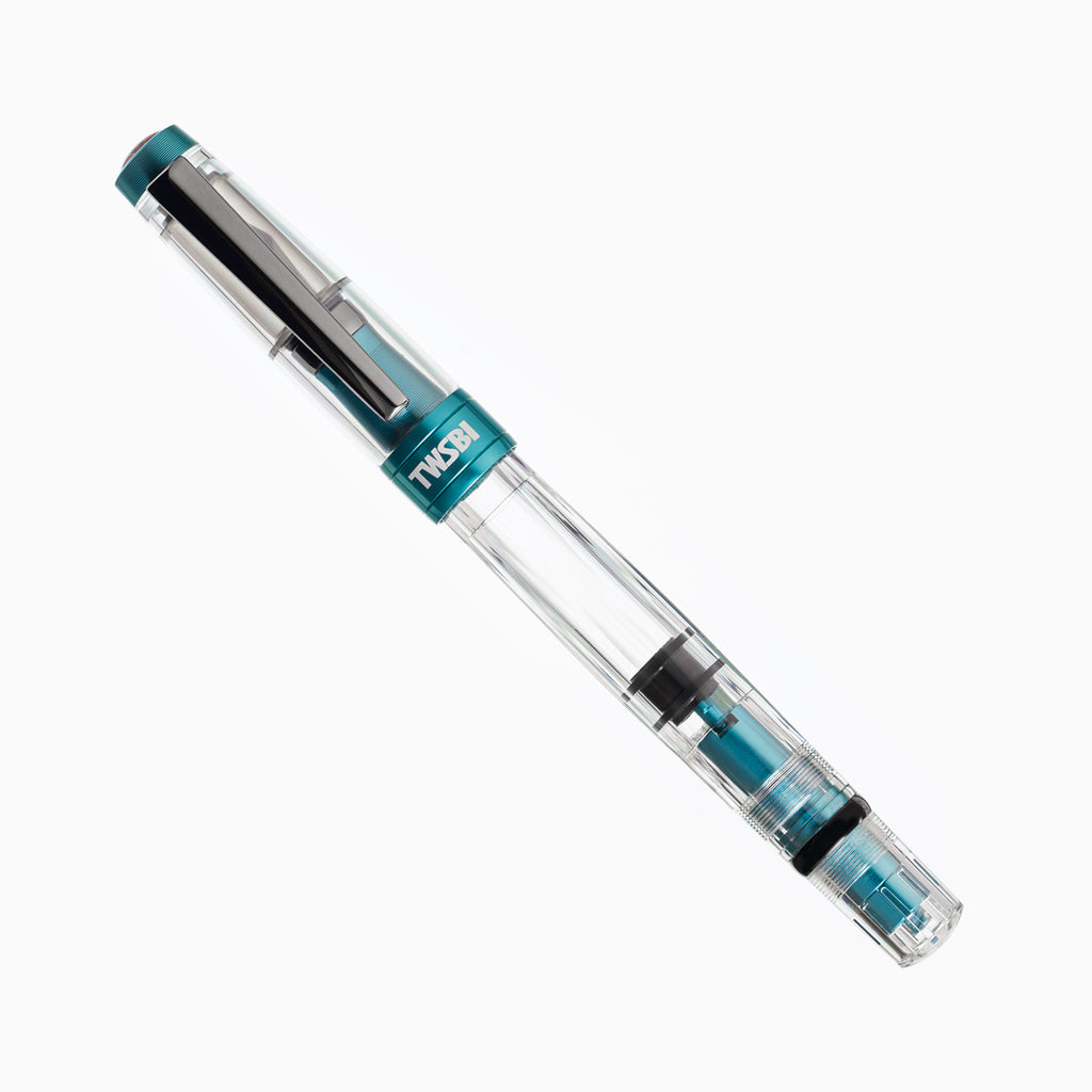 TWSBI Diamond 580 AL R Carribean with Onyx Fountain Pen Fine