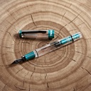 TWSBI Diamond 580 AL R Carribean with Onyx Fountain Pen Fine