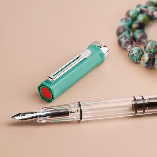 TWSBI Eco Persian Green Fountain Pen Fine