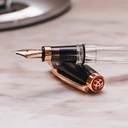 TWSBI Diamond 580 Smoke Rose Gold II Fountain Pen Stub 1.1