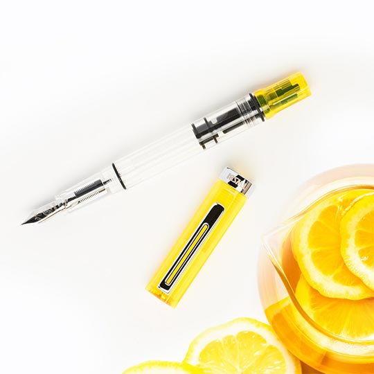 TWSBI Eco Transparent Yellow Fountain Pen Fine