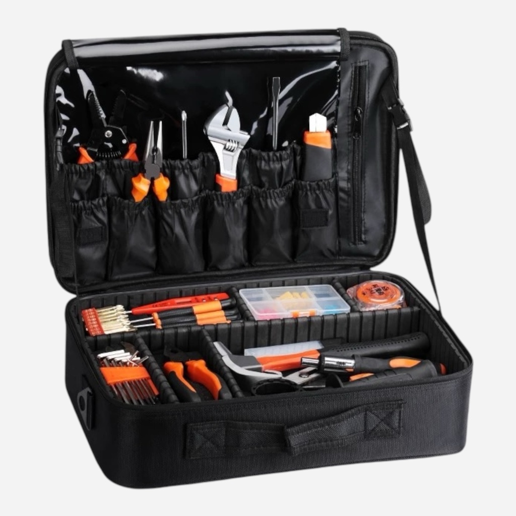 OVJ Accessory Canvas Zip Bag 11cm x 22cm x 34cm