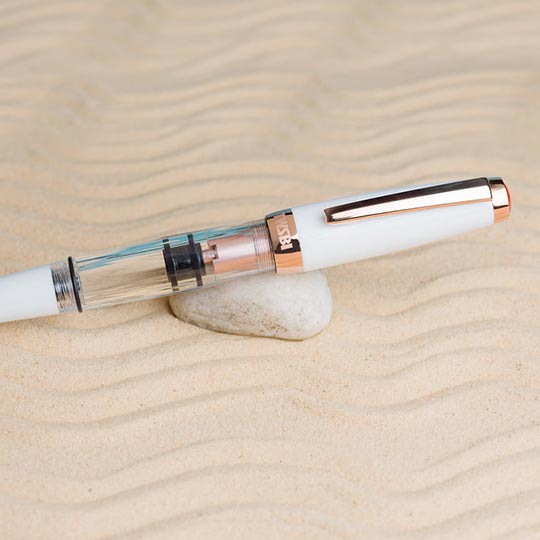 TWSBI Diamond Mini White Rose Gold II Fountain Pen Extra Fine