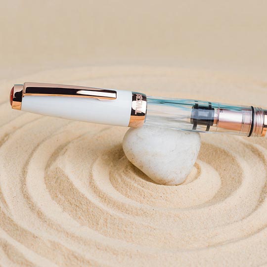 TWSBI Diamond Mini White Rose Gold II Fountain Pen Medium