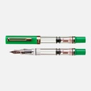 TWSBI Eco-T Royal Jade Fountain Pen And Midnight Blue Ink Set Extra Fine