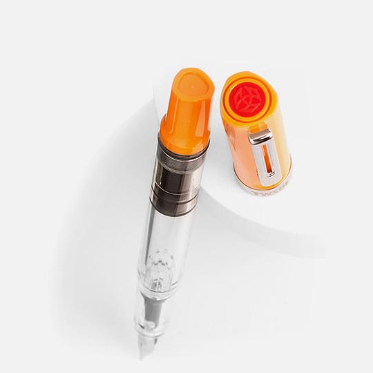 TWSBI Eco-T Saffron Fountain Pen Broad