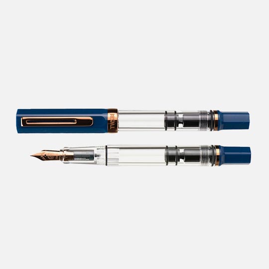 TWSBI Eco Indigo Blue With Bronze Fountain Pen Extra Fine