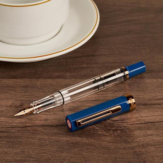 TWSBI Eco Indigo Blue With Bronze Fountain Pen Fine