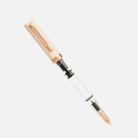 TWSBI Eco Creme Rose Gold Fountain Pen Extra Fine
