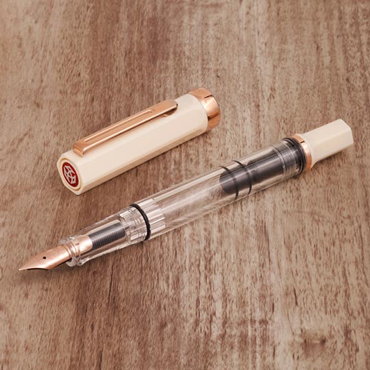 TWSBI Eco Creme Rose Gold Fountain Pen Stub 1.1