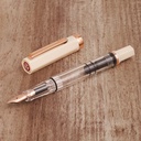TWSBI Eco Creme Rose Gold Fountain Pen Stub 1.1