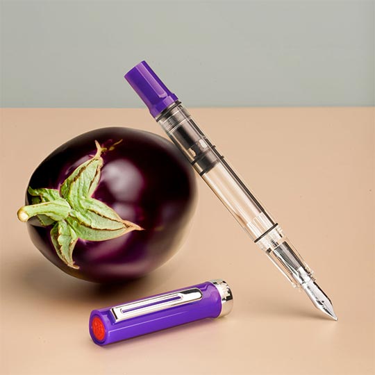 TWSBI Eco-T Eggplant Fountain Pen Stub 1.1