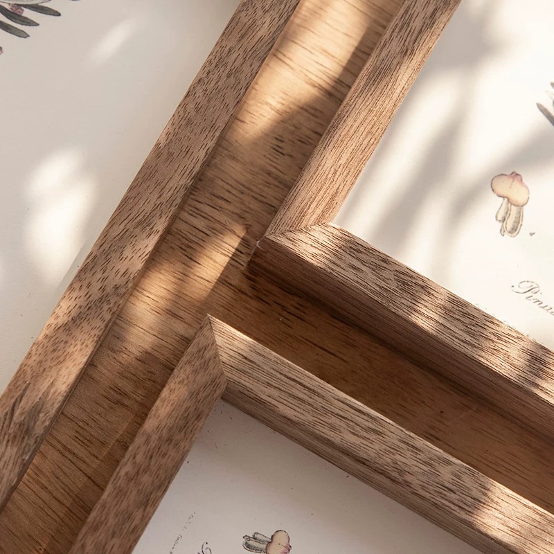 OVJ Light Wooden Frame A4 Dark Grain