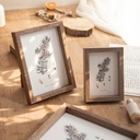 OVJ Light Wooden Frame A4 Dark Grain