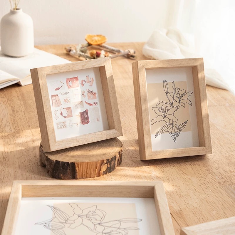 OVJ Light Wooden Frame A4 Light Grain