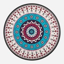 OVJ Matt White Ceramic Tile Coaster 10cm x 10cm (Cork Base Included)