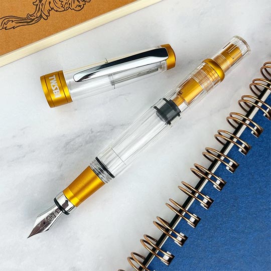 TWSBI Diamond 580AL R Sunset Yellow Fountain Pen Medium