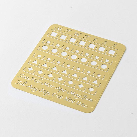 MIDORI Monthly Calendar Template L