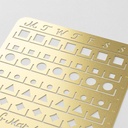 MIDORI Monthly Calendar Template L