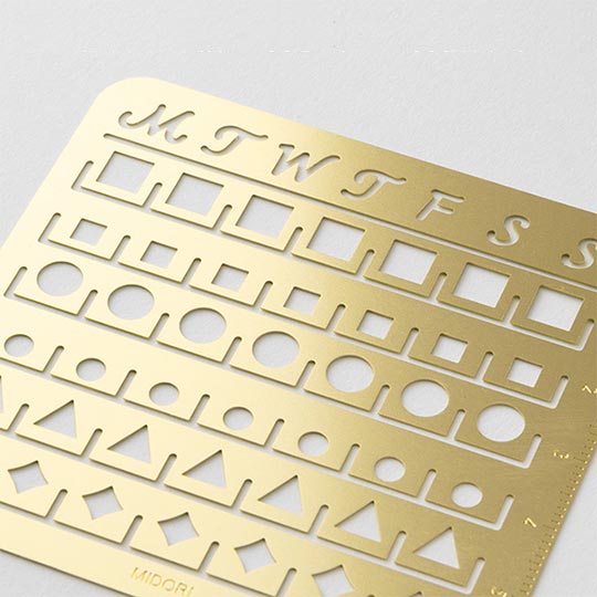 MIDORI Monthly Calendar Template M