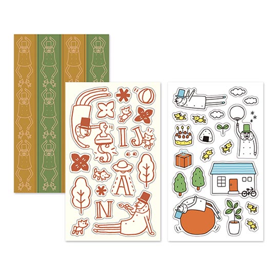 MIDORI Ojisan 30th Anniversary Decoration Sticker A