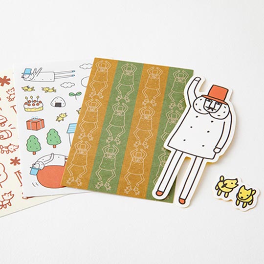 MIDORI Ojisan 30th Anniversary Decoration Sticker A