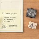 MIDORI Ojisan 30th Anniversary Wooden Stamp A