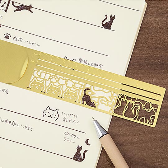 MIDORI Clip Ruler Cat A