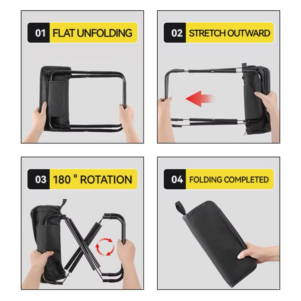 OVJ Foldable Stool With Bag