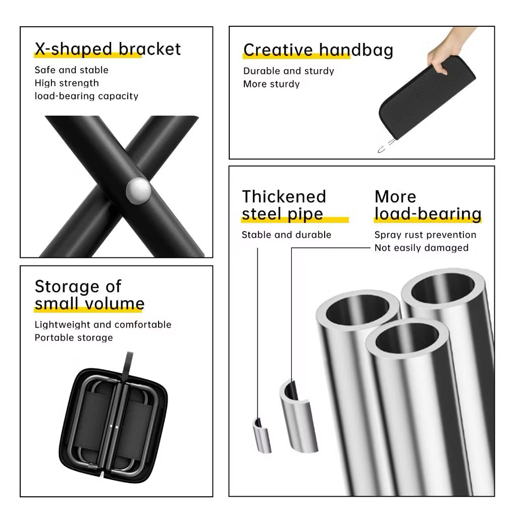 OVJ Foldable Stool With Bag