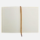 CLAIREFONTAINE Flying Spirit Leather Lined Notebook 90gsm A5 x 90 Beige