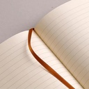 CLAIREFONTAINE Flying Spirit Leather Lined Notebook 90gsm A5 x 90 White