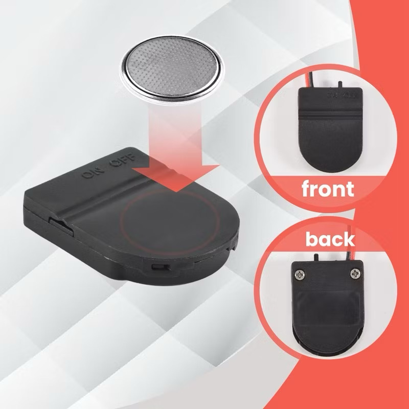 OVJ CR 2032 Button Cell Battery Holder x 10