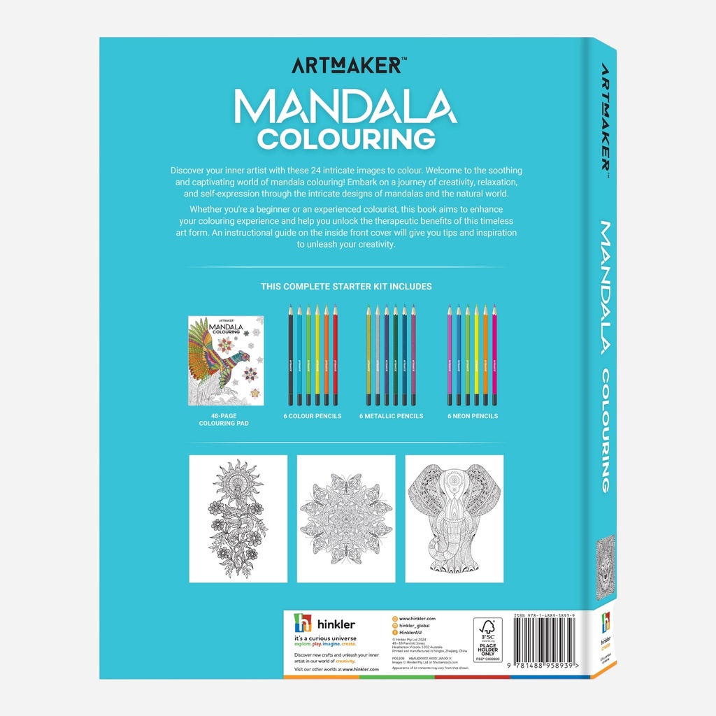 HINKLER Art Maker Mandala Coloring