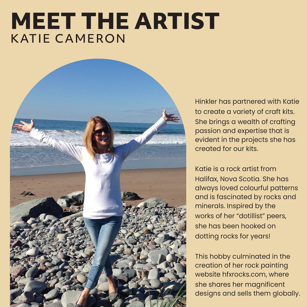 HINKLER Craft Maker Neon Rock Art Kit