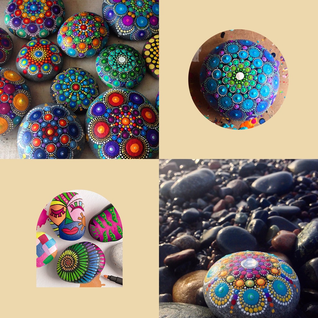 HINKLER Craft Maker Neon Rock Art Kit