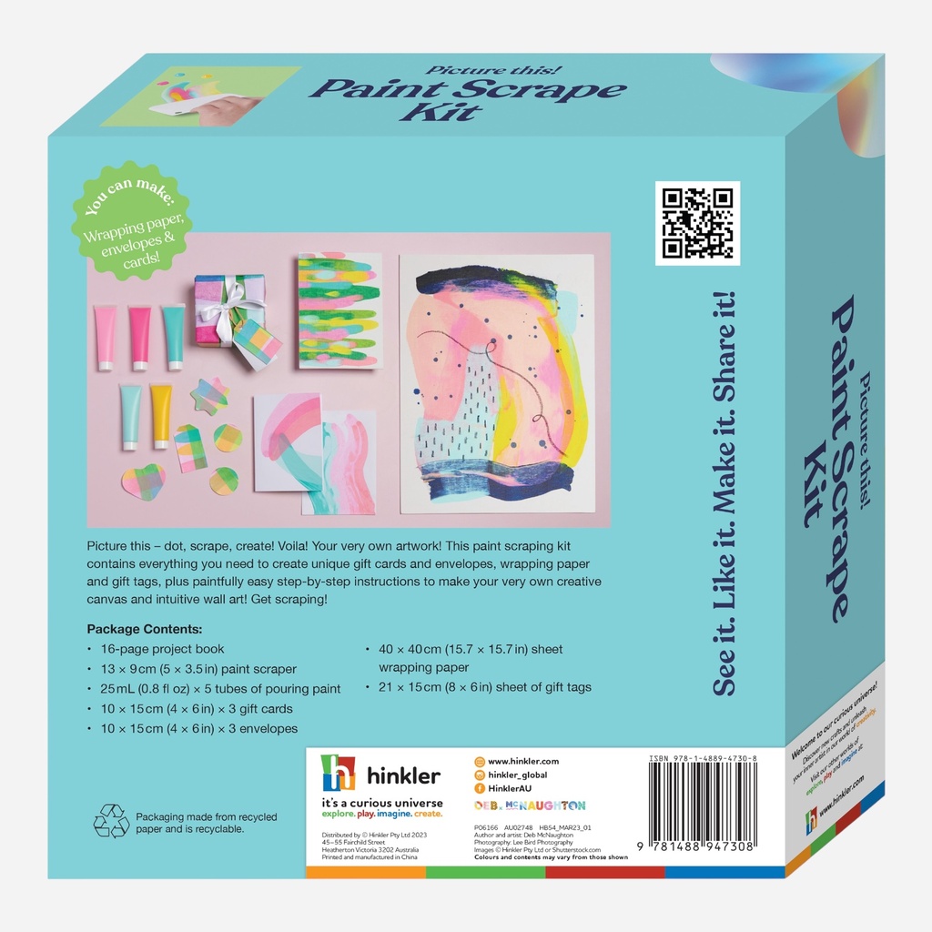 HINKLER OMC! Picture This Paint Scrape Art Kit