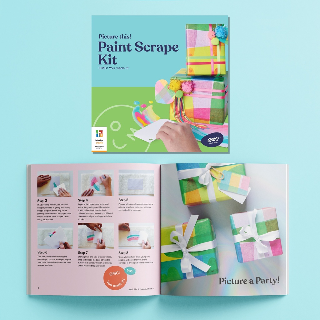 HINKLER OMC! Picture This Paint Scrape Art Kit