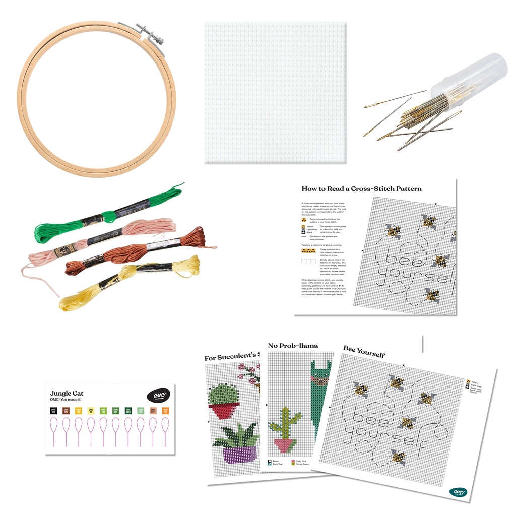 HINKLER OMC! Stitch This Cross-Stitch Kit
