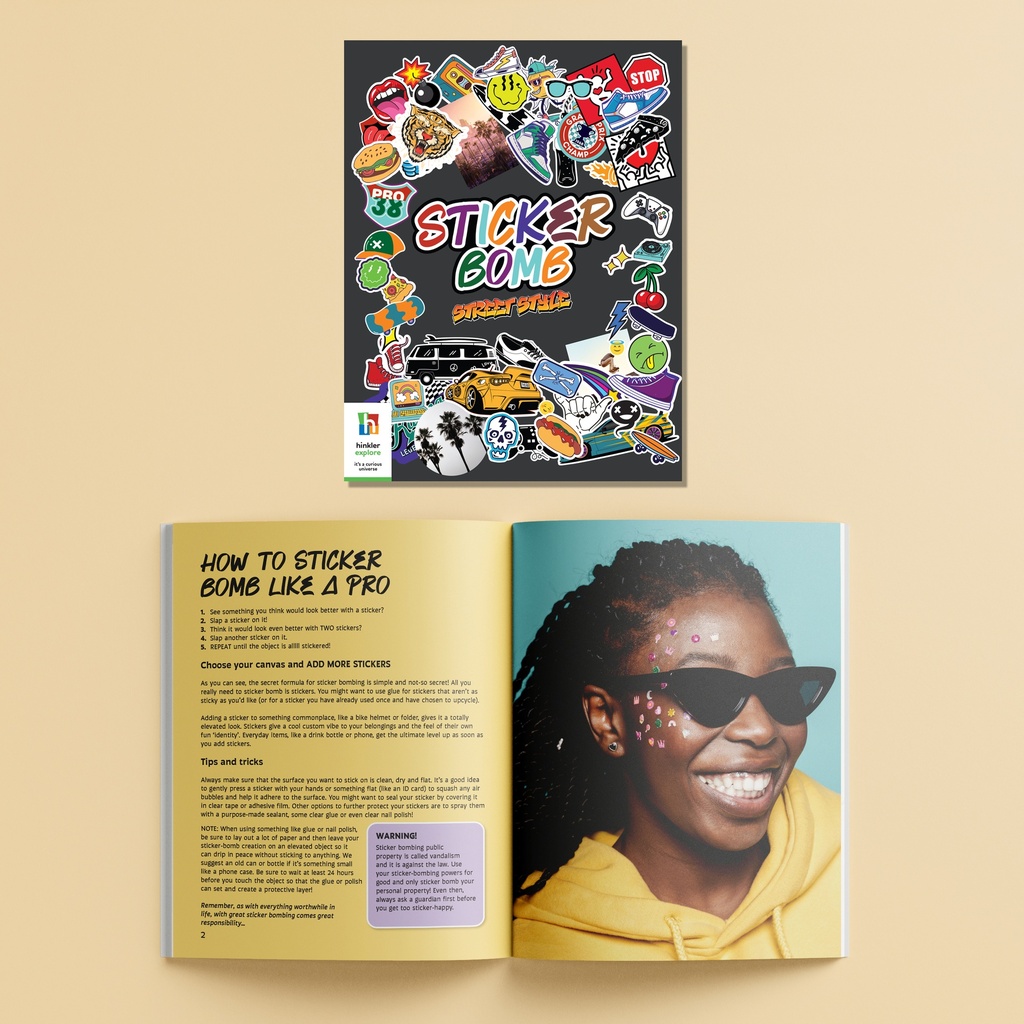 HINKLER Kaleidoscope Sticker Bomb - Street Style