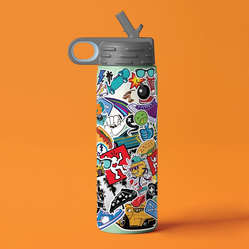 HINKLER Kaleidoscope Sticker Bomb - Street Style