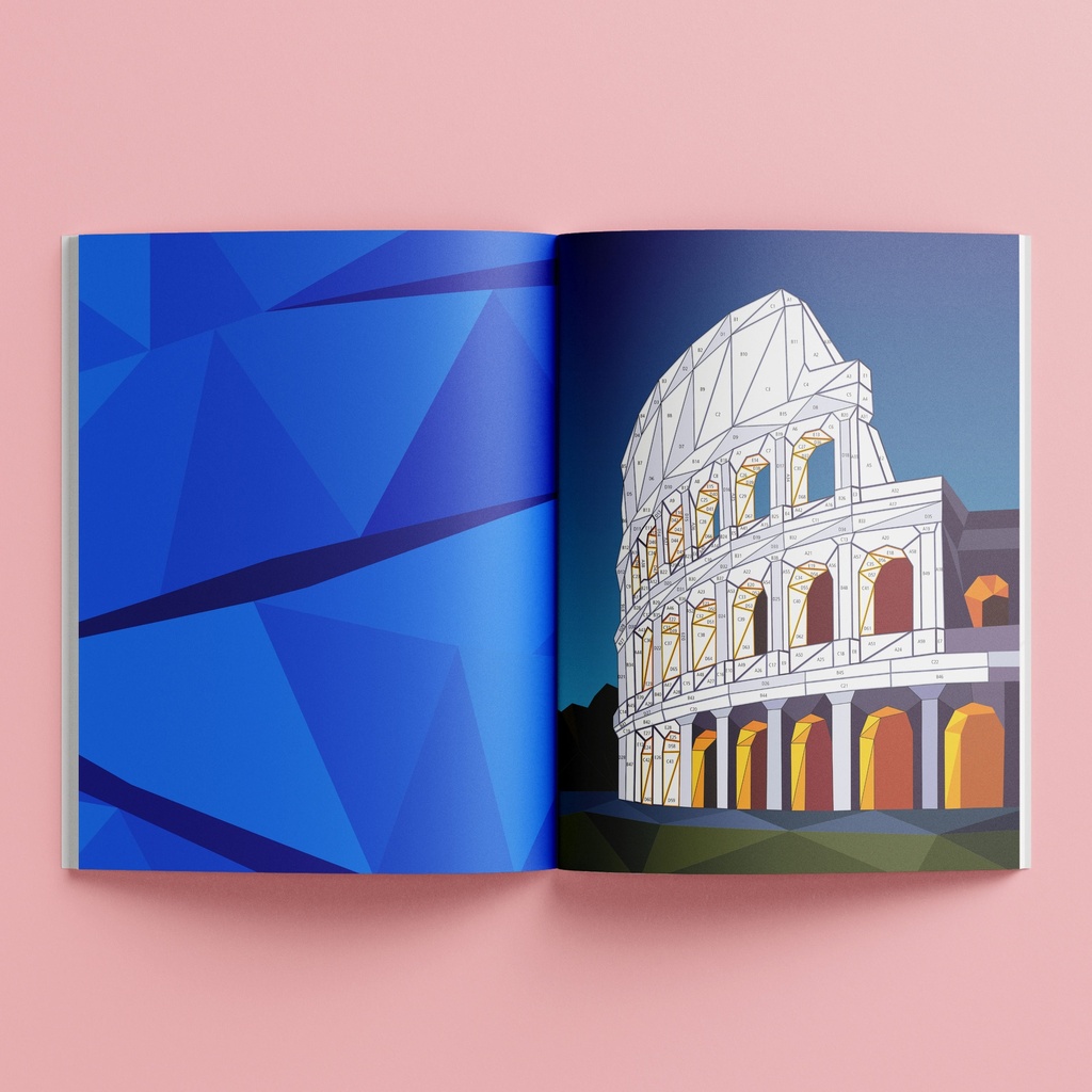 HINKLER Kaleidoscope Sticker Mosaics - World Landmarks