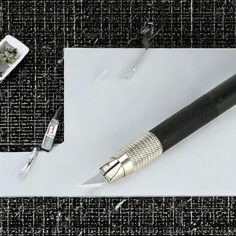 OVJ 30° Blade Art Knife Black