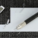 OVJ 30° Blade Art Knife White