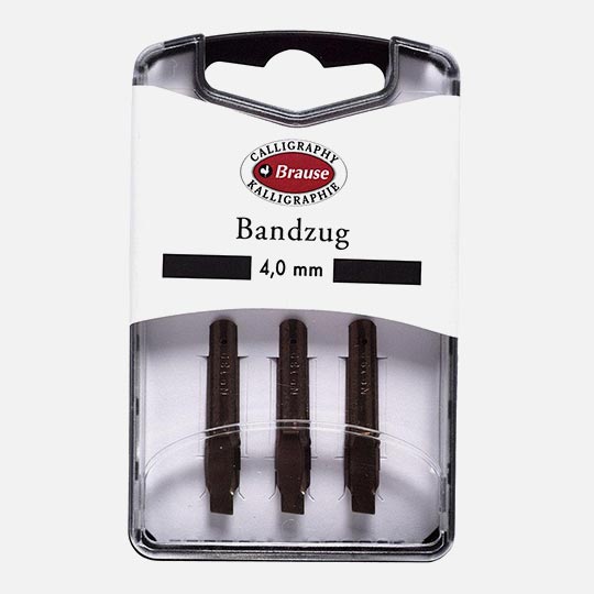 BRAUSE Plume Metal Nib Bandzug 4.0mm x 3