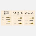 BRAUSE Plume Metal Nib x 3 Plakat 15mm